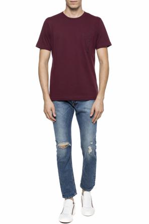 T-shirt z wyszytym napisem z logo, zdjęcie 2 T-shirt z wyszytym napisem z logo od Diesel